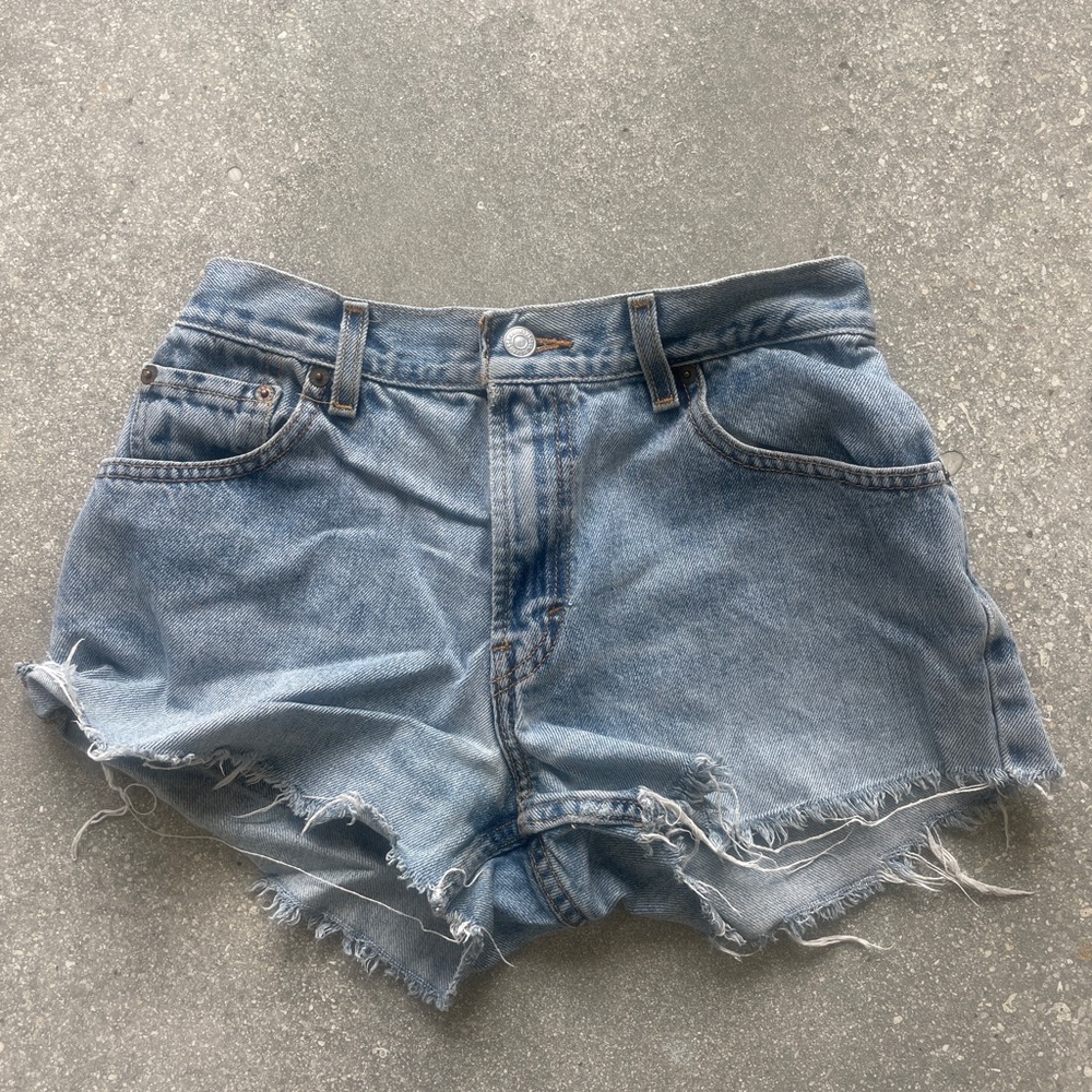 Levi Denim Classic Relaxed Cut Off Shorts